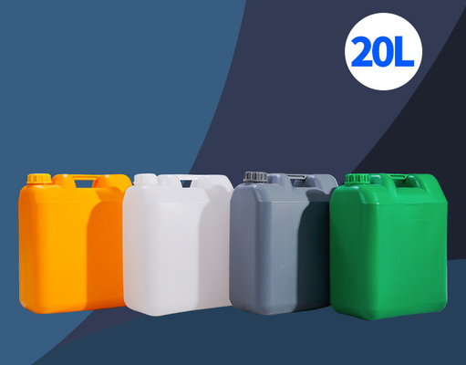 HDPE 20L স্কয়ার প্লাস্টিকের বালতি হ্যান্ডেল বড় স্টোরেজ কন্টেইনার সহ
