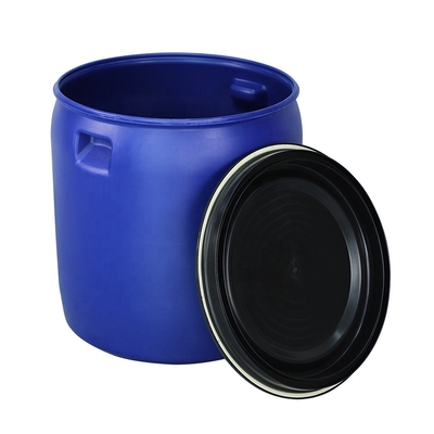 ISO9001 150L নীল HDPE প্লাস্টিক ব্যারেল 530*70*610mm খাদ্য স্তর
