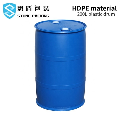 সিডুন রাসায়নিক সিল করা HDPE 200L প্লাস্টিক ড্রাম 590*590mm
