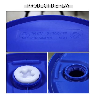 সিডুন রাসায়নিক সিল করা HDPE 200L প্লাস্টিক ড্রাম 590*590mm