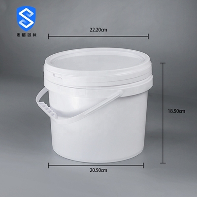 5L 1 গ্যালন উচ্চ ঘনত্ব পলিথিন বালতি খাদ্য নিরাপদ ISO 9001