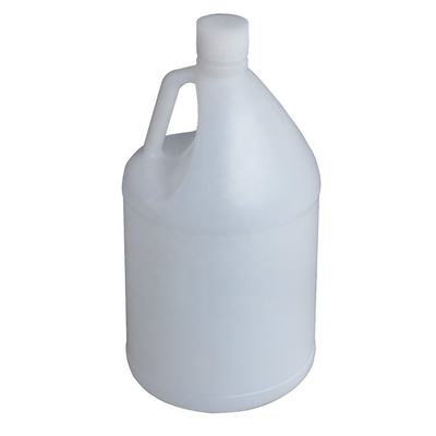 হ্যান্ডেল সহ স্বচ্ছ 3.8L HDPE রাউন্ড 1 গ্যালন রাসায়নিক পাত্র