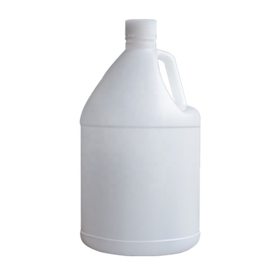 হ্যান্ডেল সহ স্বচ্ছ 3.8L HDPE রাউন্ড 1 গ্যালন রাসায়নিক পাত্র